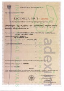 Certyfikat - przeprowadzka międzynarodowa
